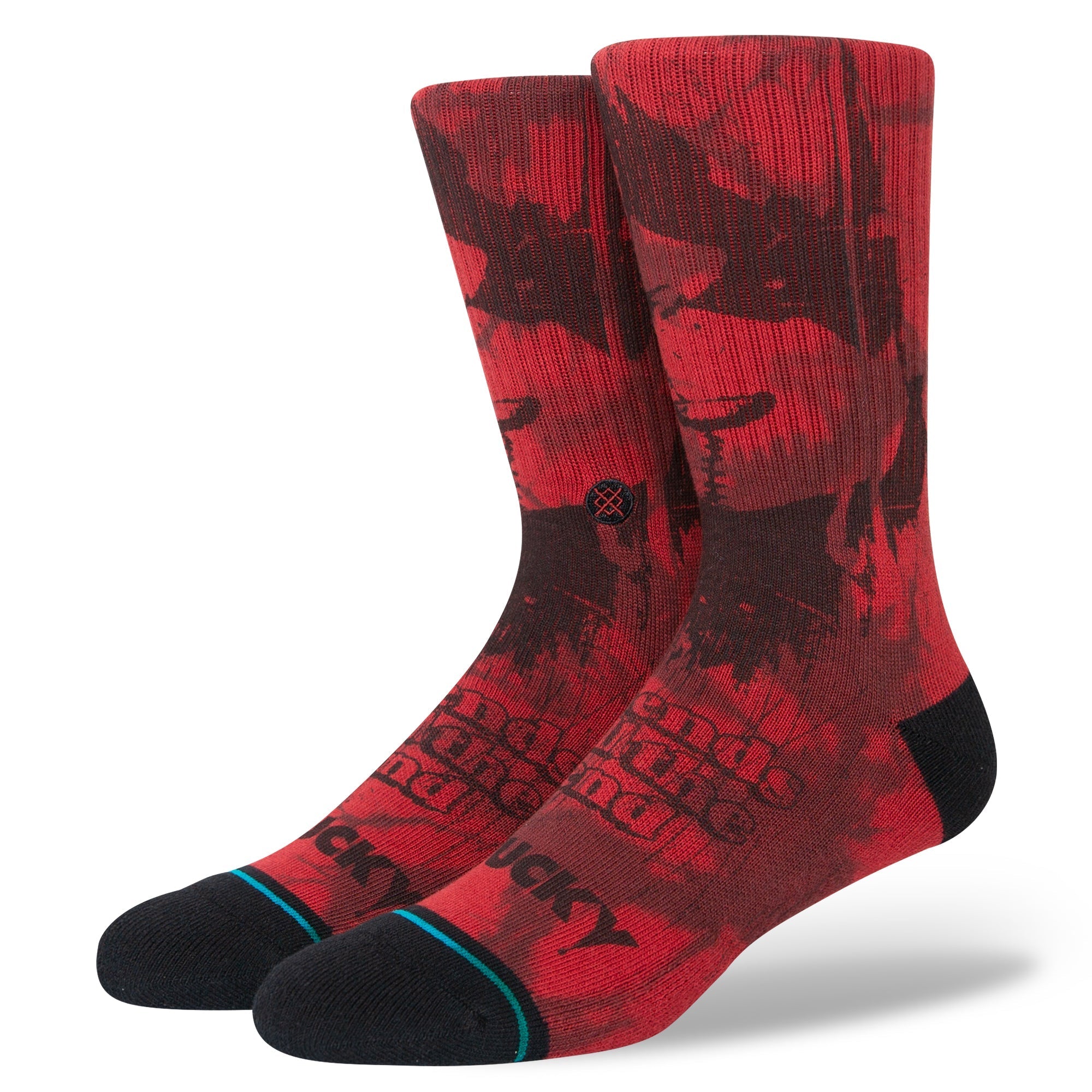 Stance Chucky Child's Play Wanna Play Crew Sock Red A555C22WAN-BLK