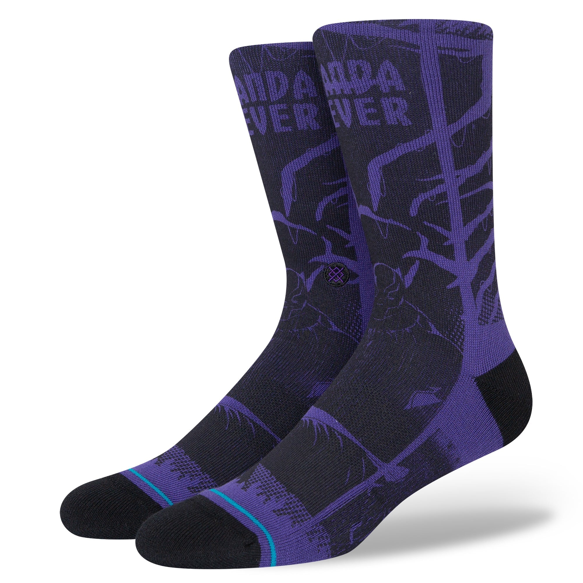 Stance Yibambe Wakanda Forever Crew Socks Purple A555C22YIB-PUR