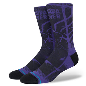 Stance Yibambe Wakanda Forever Crew Socks Purple A555C22YIB-PUR