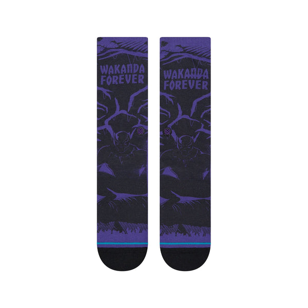 Stance Yibambe Wakanda Forever Crew Socks Purple A555C22YIB-PUR