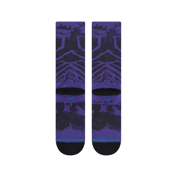 Stance Yibambe Wakanda Forever Crew Socks Purple A555C22YIB-PUR