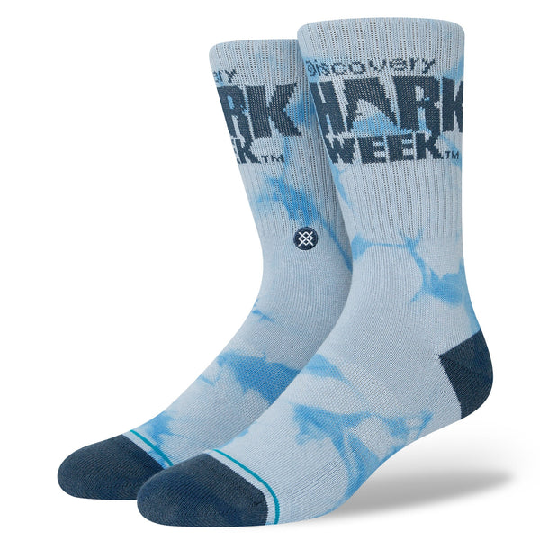 Stance Shark Week Crew Sock Blue A556C22SHA-BLU