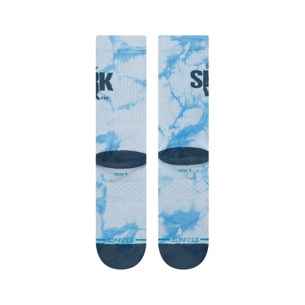 Stance Shark Week Crew Sock Blue A556C22SHA-BLU