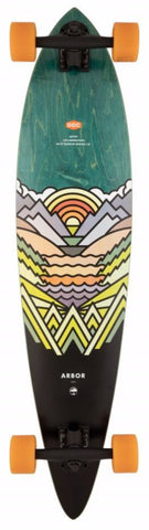 Arbor Skateboard Performance Complete 37" Artist Fish ARB-COM-0081