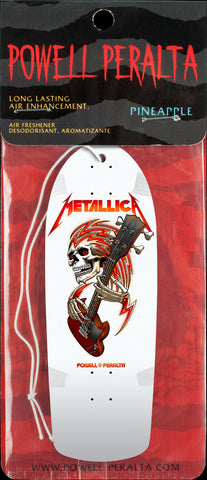 Powell Peralta x Metallica Air Freshener White