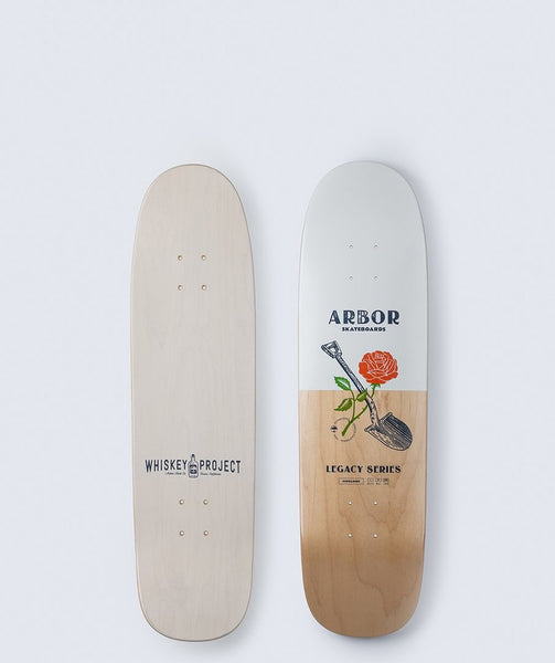 Arbor Skateboard deck cruiser 19 Legacy Cucharon White/Natural 8.75" ARB-SKD-0081