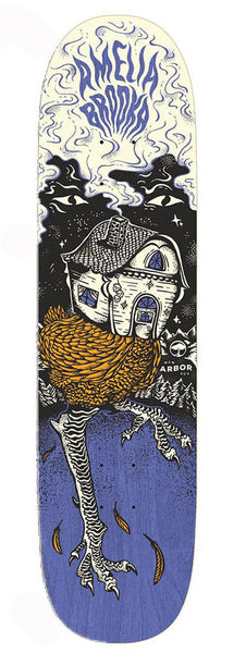 Arbor Skateboard Amelia Baba Yaga Skateboard Deck 8"