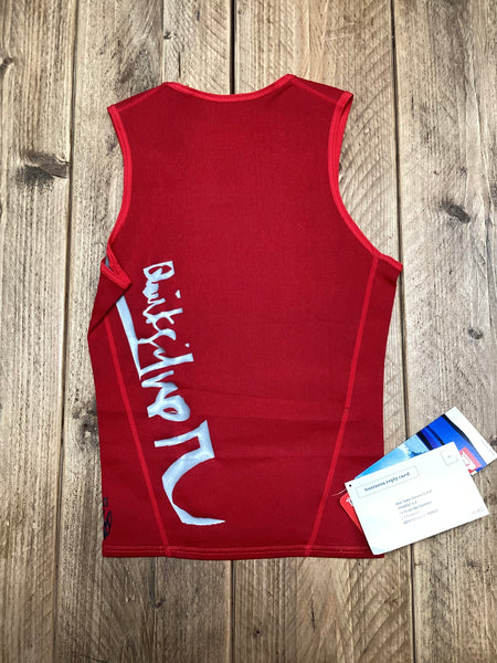 Quiksilver 0.5M Hyperstretch Sleeveless Wetsuit Vest Blood Red Size Medium SY89AS