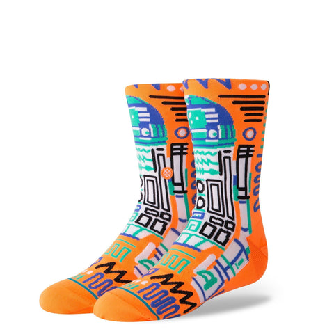 Stance Probability Kids Socks B515D18PRO-ORA KIDS UK6.5-9.5 EU23-27
