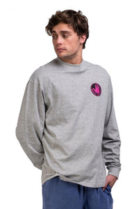 Body Glove Core Logo L/S Tee Dark Heather