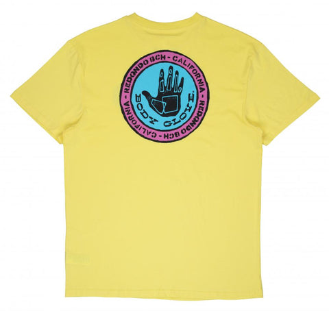 Body Glove BG Tie Dye T-Shirt Mens Lemon