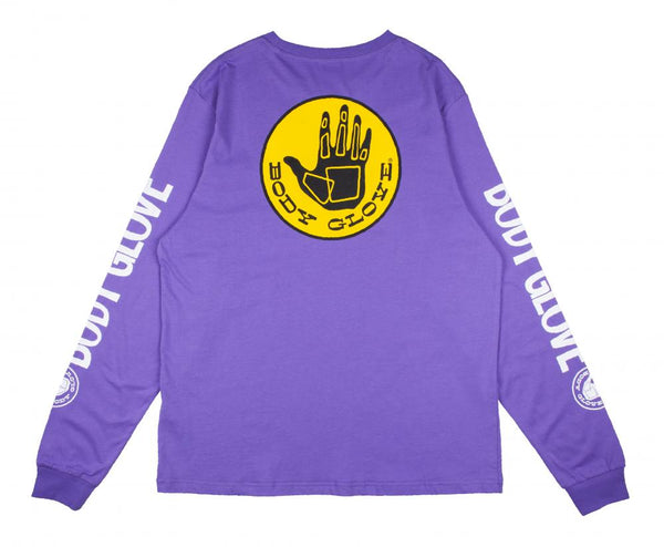 Body Glove Womens Original L/S T-Shirt Washed Purple