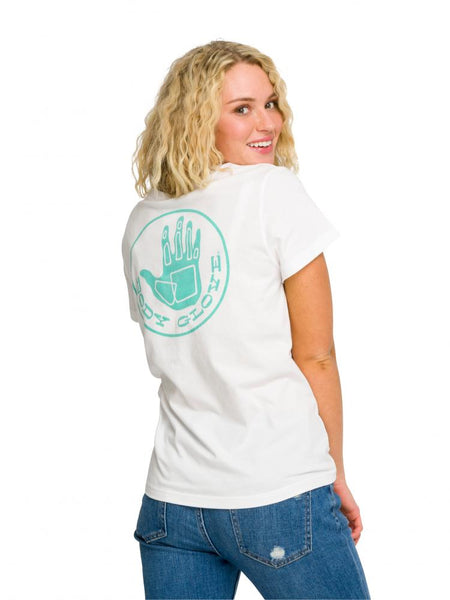 Body Glove Womens Og Logo Tee White BGA-WTE-00