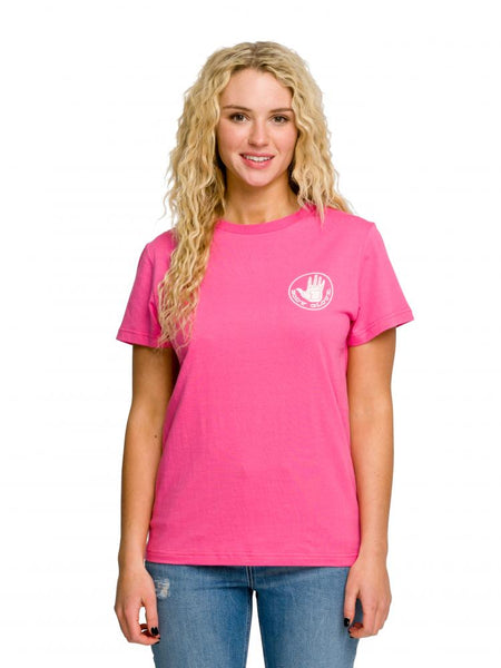 Body Glove Womens Og Logo Tee Coral BGA-WTE-00