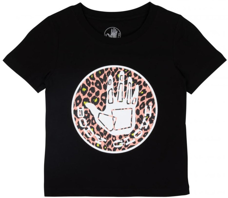 Body Glove Womens BG Leopard T-Shirt Black