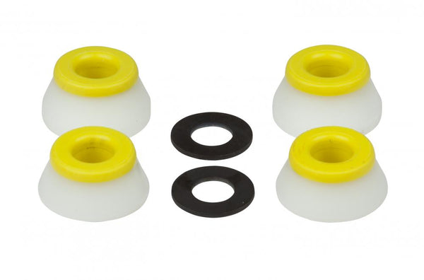 Bones Bushings Medium 96A (pack of 4) Yellow/White
