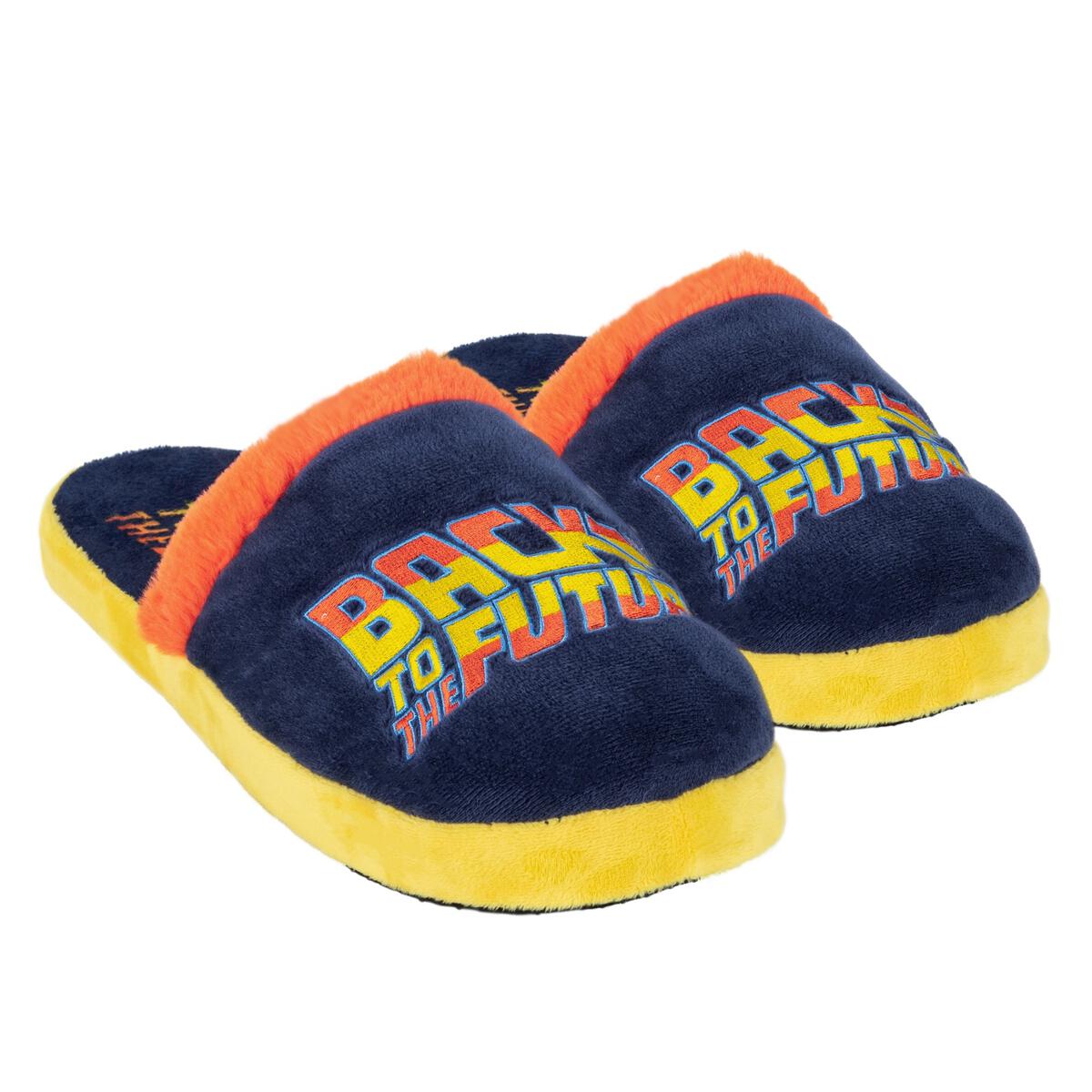 Odd Sox Back To The Future Slippers Adult Blue 34434-FSL