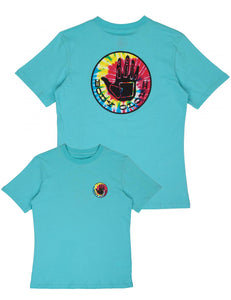 Body Glove Womens BG Tie Dye T-Shirt Aqua