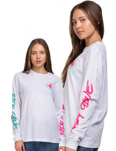 Body Glove Womens Rewind L/S Tee White