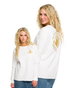 Body Glove Womens Shining Crew White