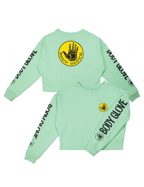 Body Glove Women Crew Original Crew - Neo Mint  BGA-WCR