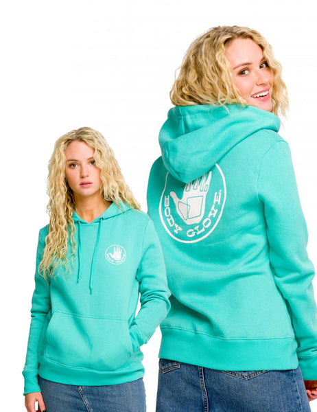 Body Glove Womens Og Logo Hood Seafoam Size 12 BGA-WHD-0009