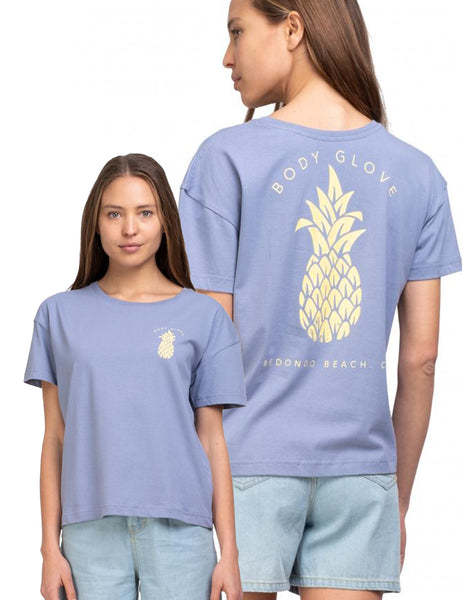 Body Glove Womens Pineapple T-Shirt Storm