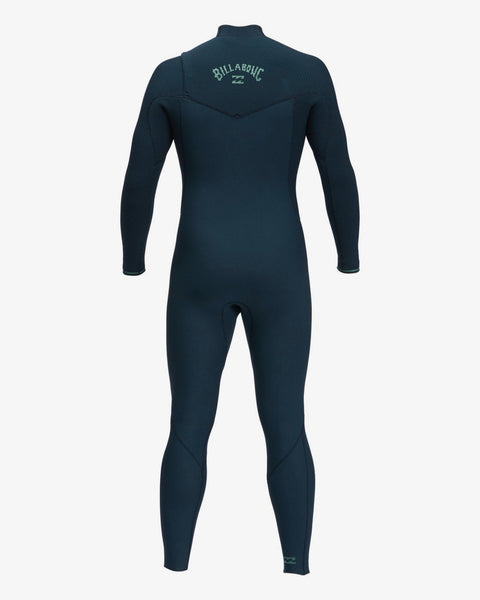 Billabong Men’s 3/2mm Revolution Pro Chest Zip Wetsuit Deep Sea Heather C43M51BIP2