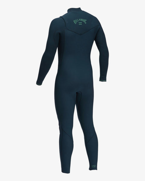 Billabong Men’s 3/2mm Revolution Pro Chest Zip Wetsuit Deep Sea Heather C43M51BIP2