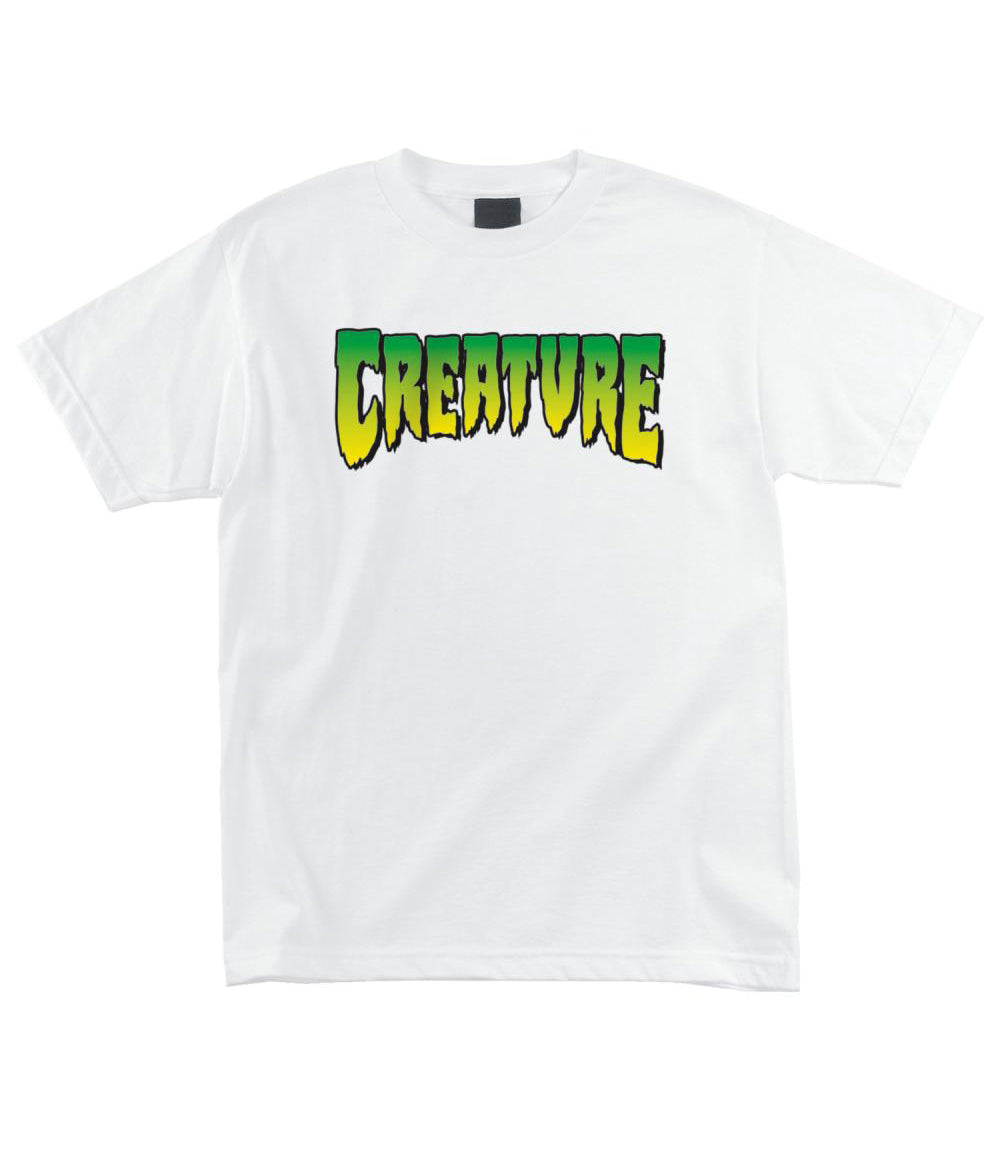 Creature T-Shirt Logo White