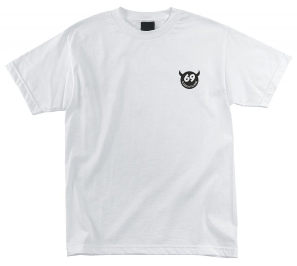 Creature Mens T-Shirt Too Horny White CRE-TEE-122