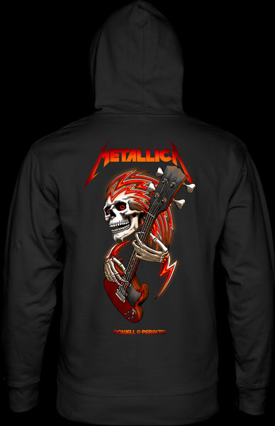 Powell Peralta Metallica Collab Hooded Sweatshirt Black CSHPPOGMETX