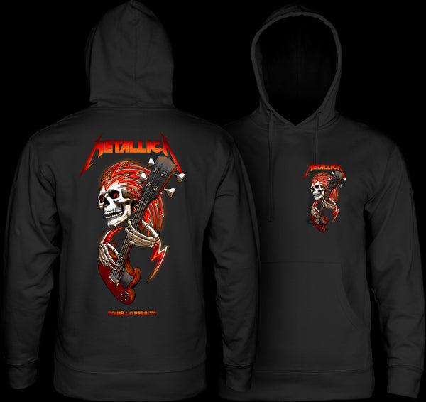 Powell Peralta Metallica Collab Hooded Sweatshirt Black CSHPPOGMETX