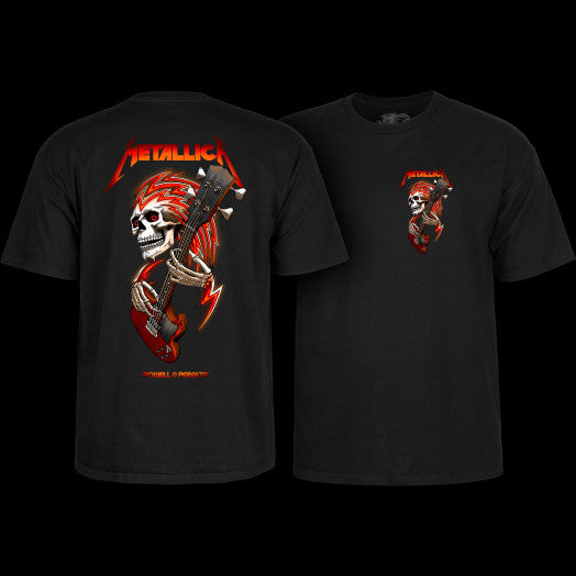 Powell Peralta OG Metallica Collab T-Shirt Black CTMPPOGMETX