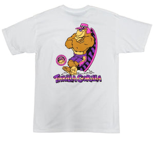 Thrilla Krew Standing Thrilla Gorilla Mens T-shirt White TKG-096