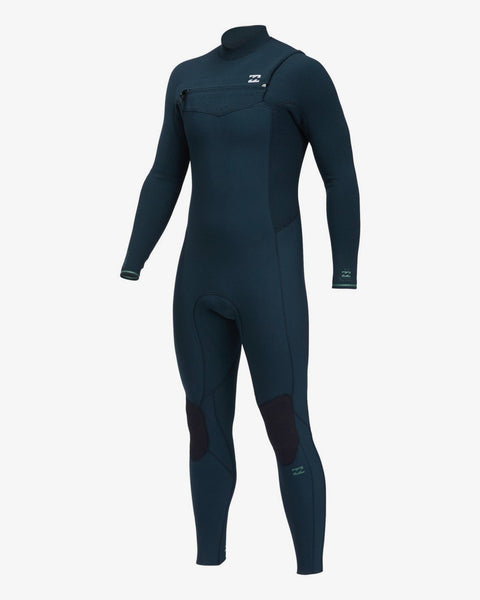 Billabong Men’s 3/2mm Revolution Pro Chest Zip Wetsuit Deep Sea Heather C43M51BIP2