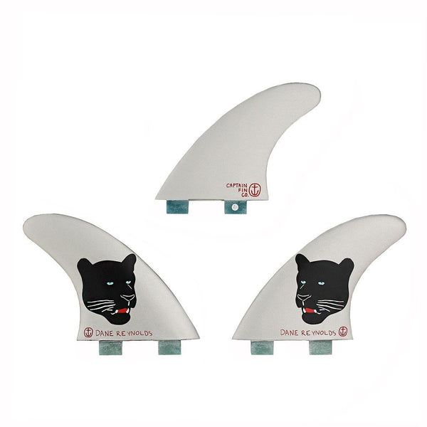 Captain Fin - Dane Reynolds Fins Thruster set - Twin  tabs - Small