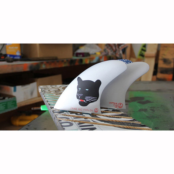 Captain Fin - Dane Reynolds Fins Thruster set - Twin  tabs - Small