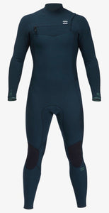 Billabong Men’s 3/2mm Revolution Pro Chest Zip Wetsuit Deep Sea Heather C43M51BIP2