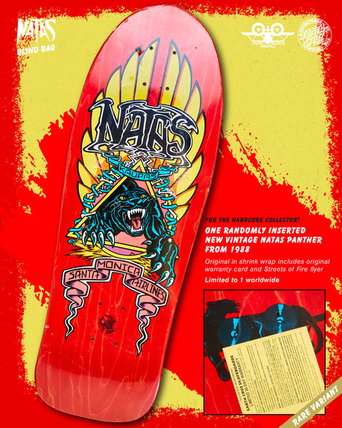 Santa Cruz Reissue Deck Natas Blind Bag 10.5in Sealed Collectable Limited Ed