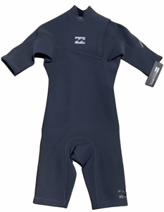 Billabong Men's 2/2 Xero Pro GBS Zip Free Shorty Medium Slate Grey XP22F11 Sample RRP£135