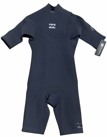 Billabong Men's 2/2 Xero Pro GBS Zip Free Shorty Medium Slate Grey XP22F11 Sample RRP£135