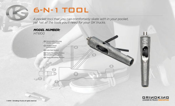 Grindking Tool 6 in 1 Raw GRI-TLS-0010