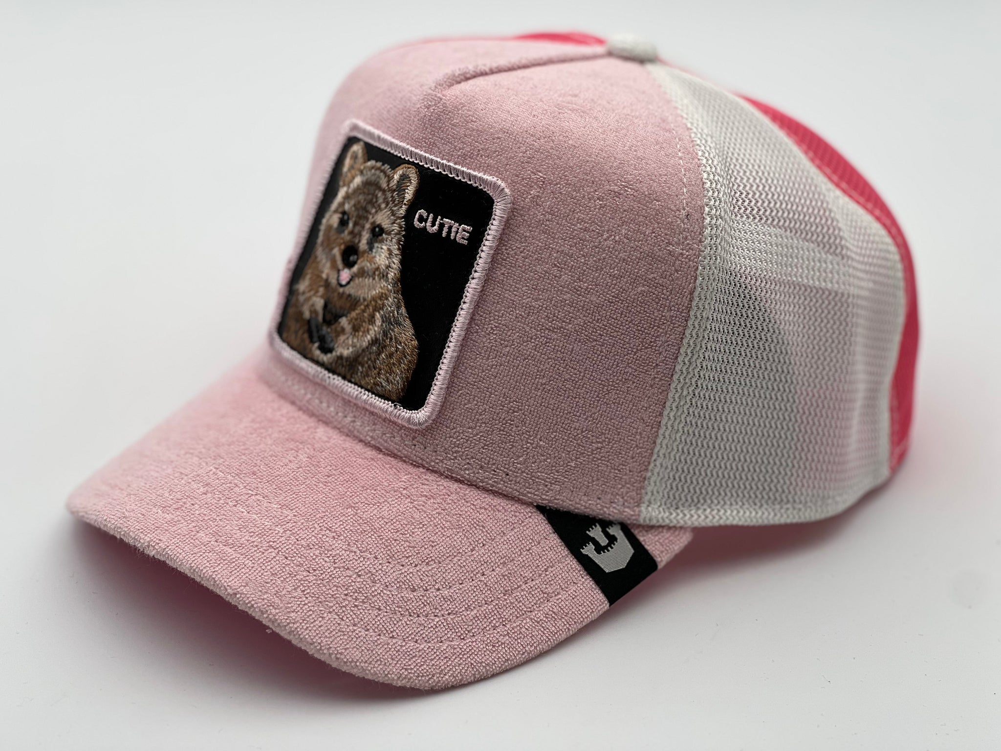 Goorin The Farm trucker cap collection Smile More Pink 1010355-PINK One Size