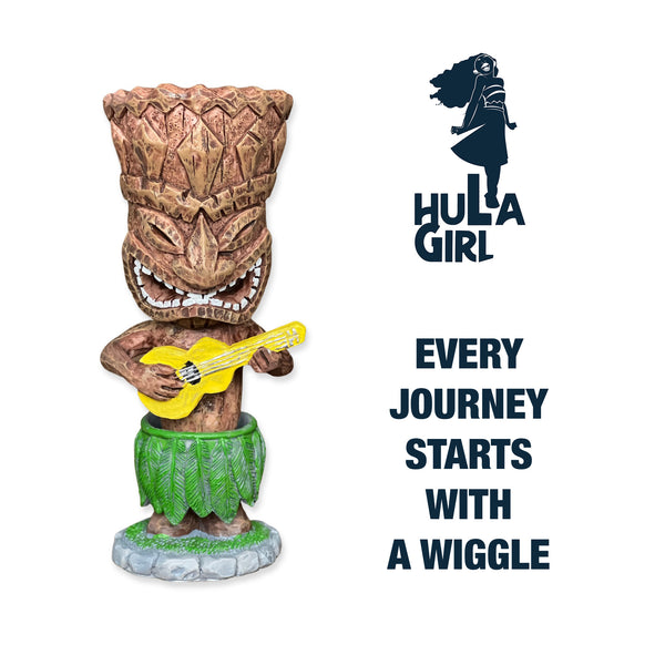 Hawaiian Tiki Hula Doll from Hula Girl - Aloha vibes for your dashboard