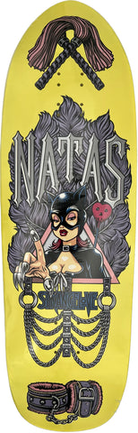 StrangeLove Skateboard Deck Natas Kaupas The cat Woman Yellow 10"