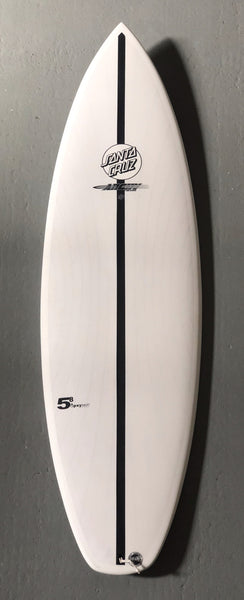 Santa Cruz Surfboard Archy Bullet 5'8 Carbon construction (Futures Fins System)