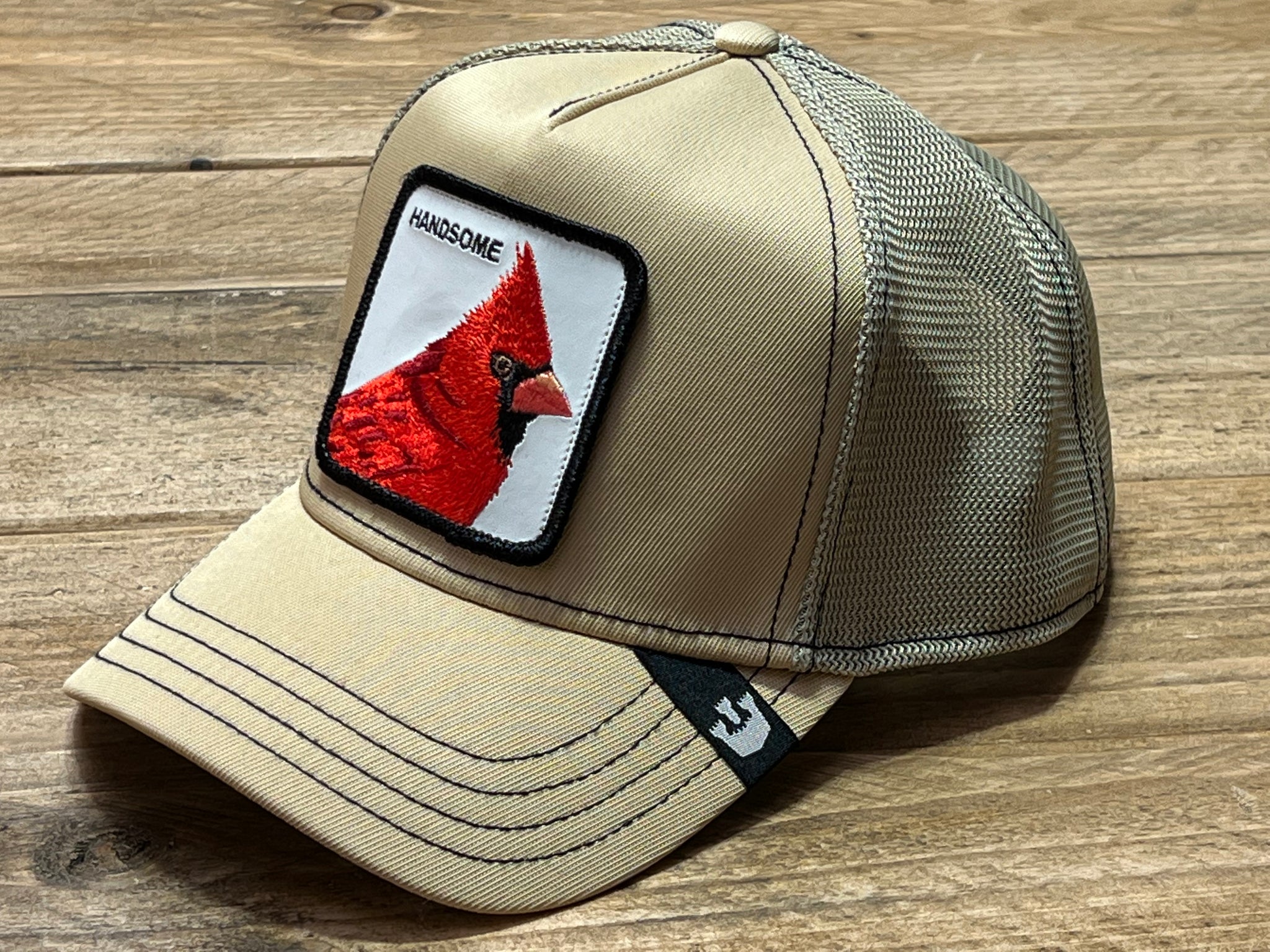 Goorin The Farm trucker cap collection Handsome Boy Khaki 1010688 One Size