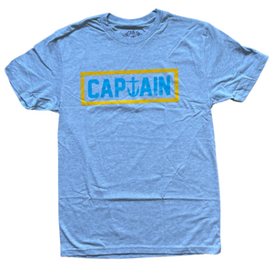 Captain Fin Co Tee Shirt Naval Captain Blue CT172201