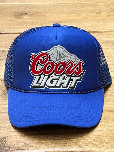 WEBIG Trucker Cap Silver Bullet Curved Bill Royal Blue Rockies 10267392